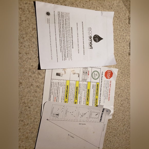 EcoSmart ECO 11 Electric Tankless Water Heater, 13KW, 240 Volts New without box - Picture 8 of 11